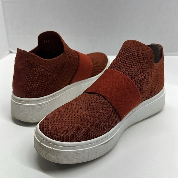 Eileen Fisher Pari Knit Stretch Platform Shoes Slip On Sneakers Shoe Size 6.5 - Picture 5 of 7